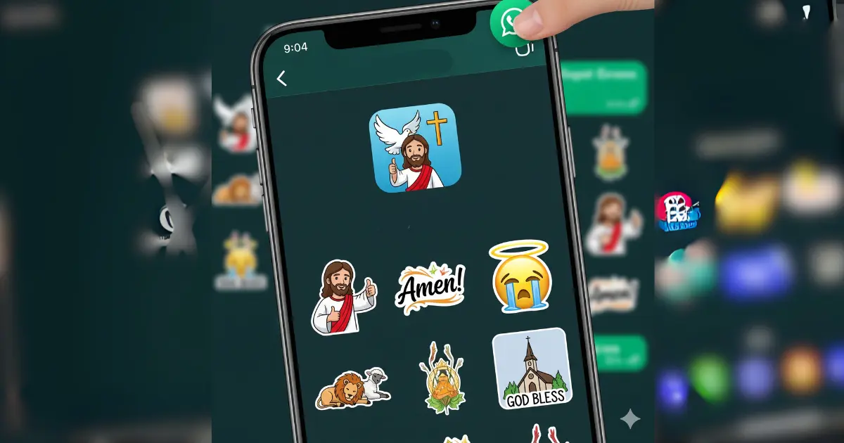 Aplicativo de Figurinhas Gospel Evangélicas para Compartilhar Grátis